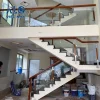 Cầu thang gỗ kính CTGK1 mẫu 1