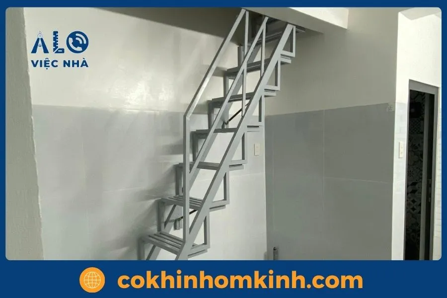 Quy trình thi công cầu thang sắt - Cơ Khí Nhôm Kính