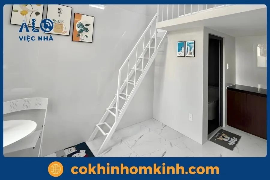 Lợi ích khi sử dụng cầu thang sắt gác lửng