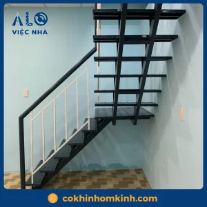 Cầu thang sắt gác lửng CTSGL2 mẫu 2