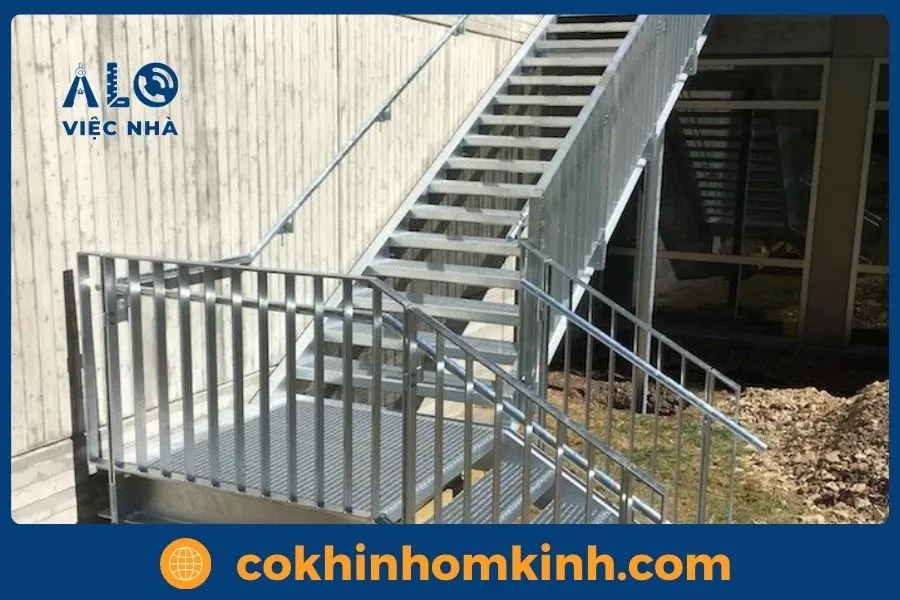 Điểm nổi bật của cầu thang sắt ngoài trời