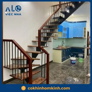 Cầu thang sắt xương cá CTSXC1 mẫu 3