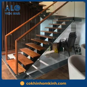 Cầu thang sắt xương cá CTSXC2 mẫu 3