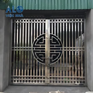 Cửa inox 2 cánh CIN2C3 mẫu 1