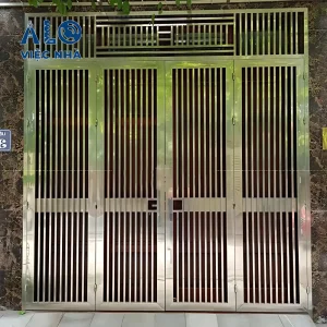 Cửa inox 4 cánh CIN4C1 mẫu 1