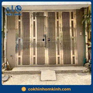 Cửa inox 4 cánh CIN4C2 7 Cửa inox 4 cánh CIN4C2 mẫu 3