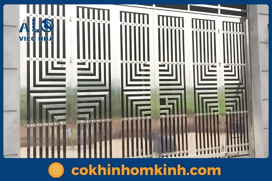 Quy trình thi công cửa inox - Alo Việc Nhà