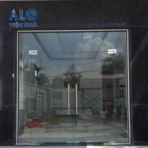 Cửa kính cường lực 2 cánh CKCL2C1 mẫu 1