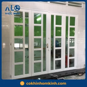 Cửa sắt 4 cánh CS4C1 mẫu 3