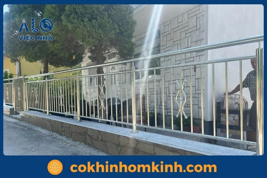 Vai trò của hàng rào inox trong thiết kế