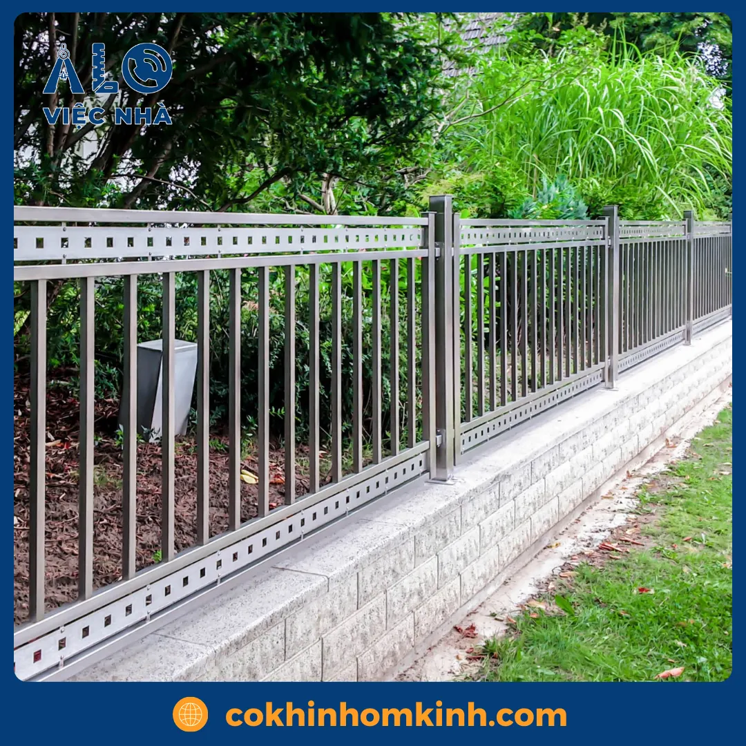 Hàng rào inox HRIN3 mẫu 3