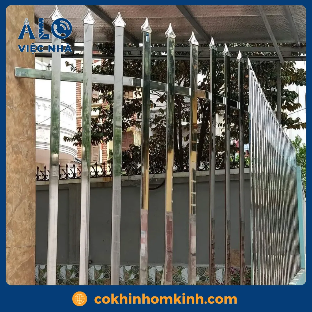 Hàng rào inox HRIN1 mẫu 3