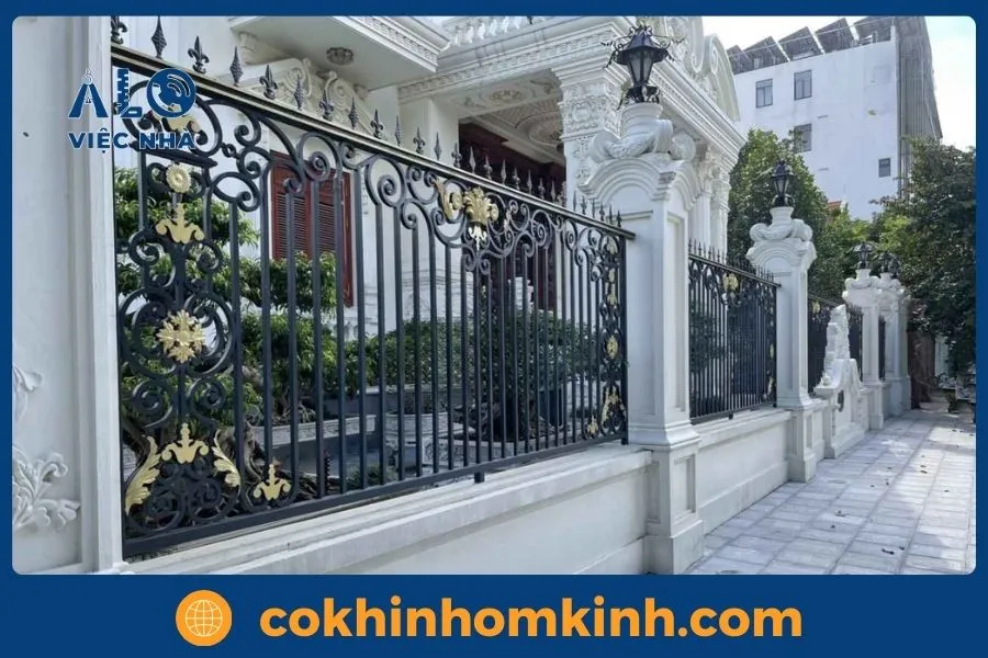 Công ty thi công hàng rào sắt uy tín, giá rẻ nhất hiện nay