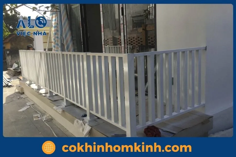 Quy trình thi công hàng rào sắt - Cơ Khí Nhôm Kính