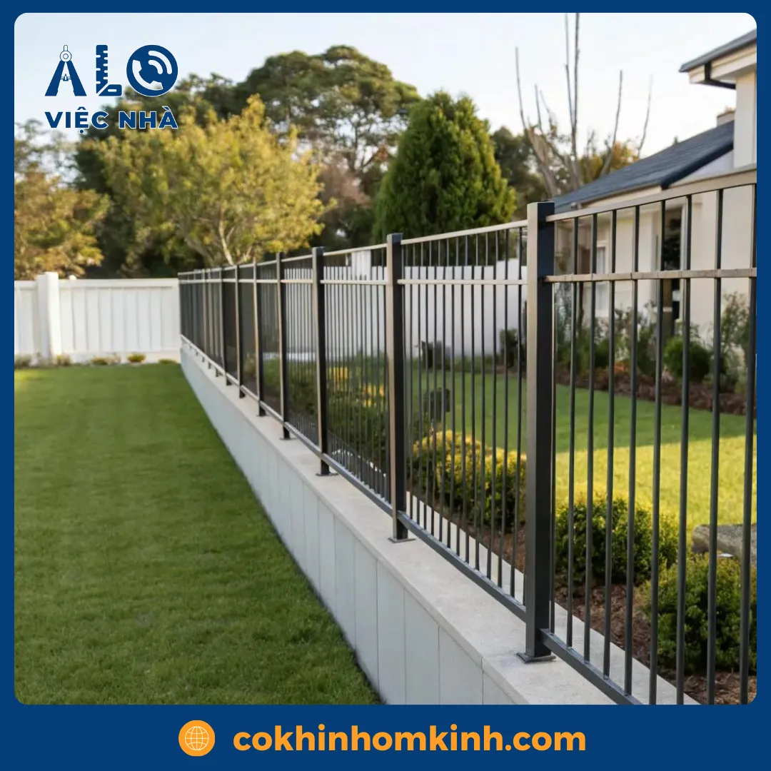 Hàng rào sắt HRS2 mẫu 2