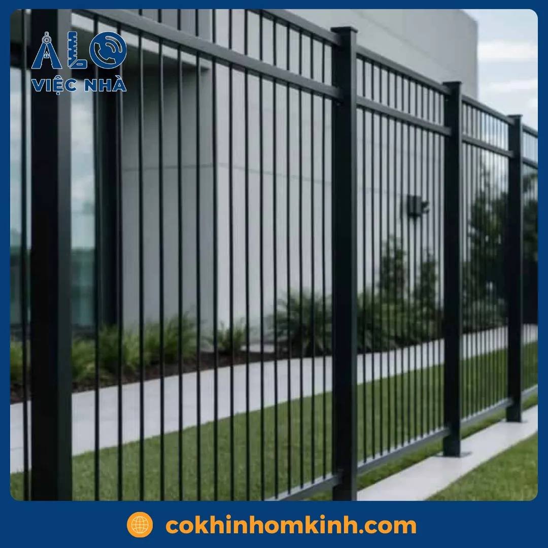 Hàng rào sắt HRS2 mẫu 3