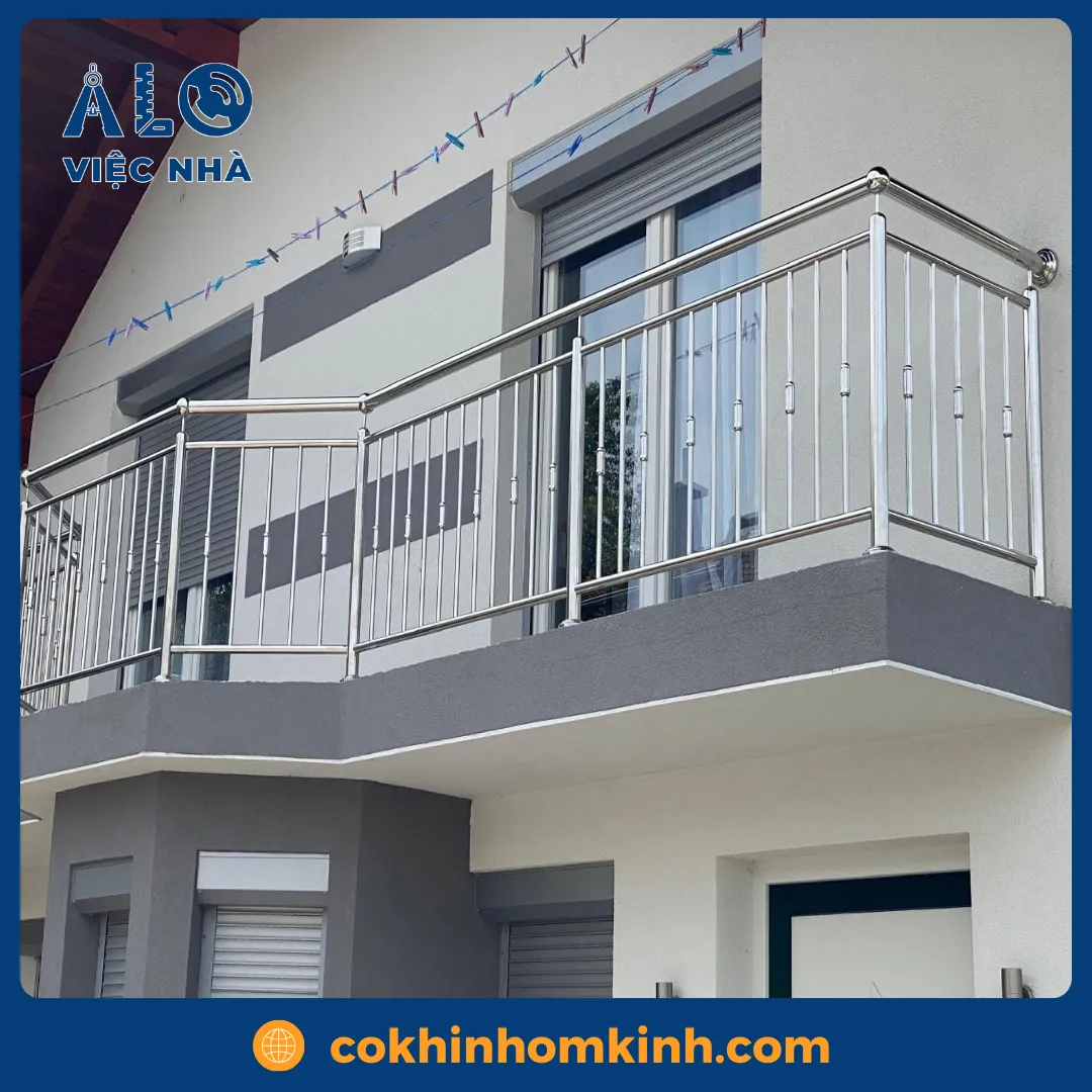 Lan can inox LCIN3 mẫu 2