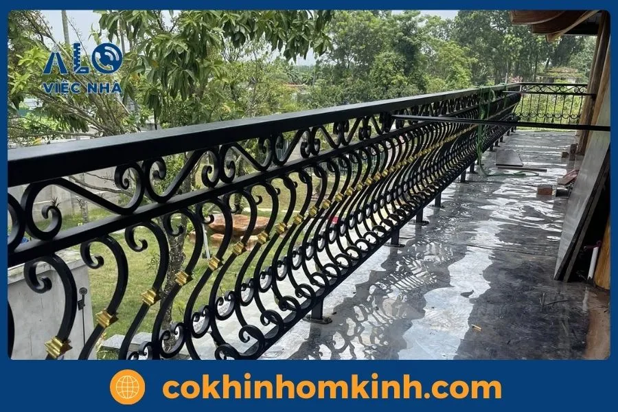 Quy trình thi công lan can sắt - Cơ Khí Nhôm Kính