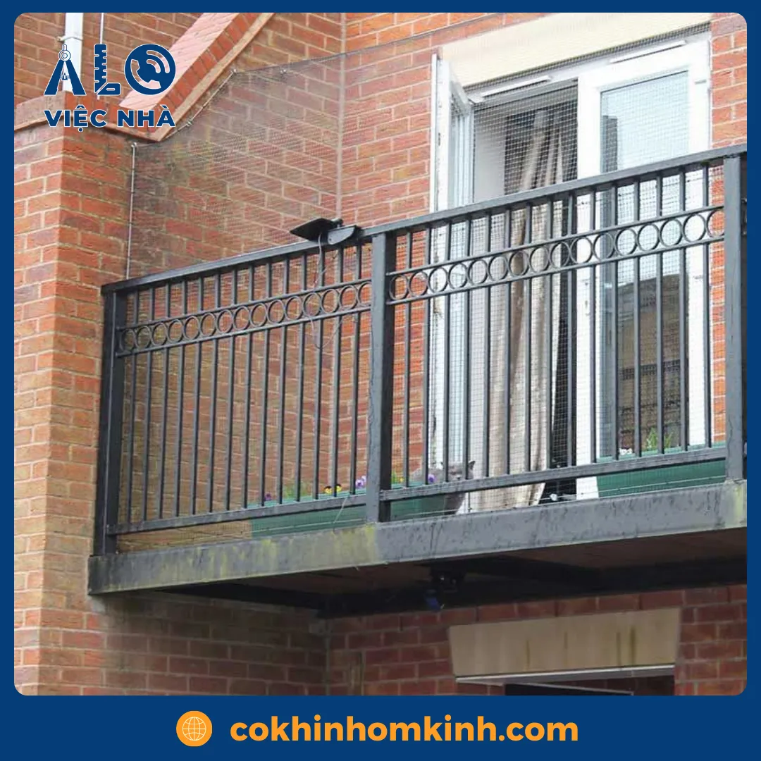 Lan can sắt LCS3 mẫu 2