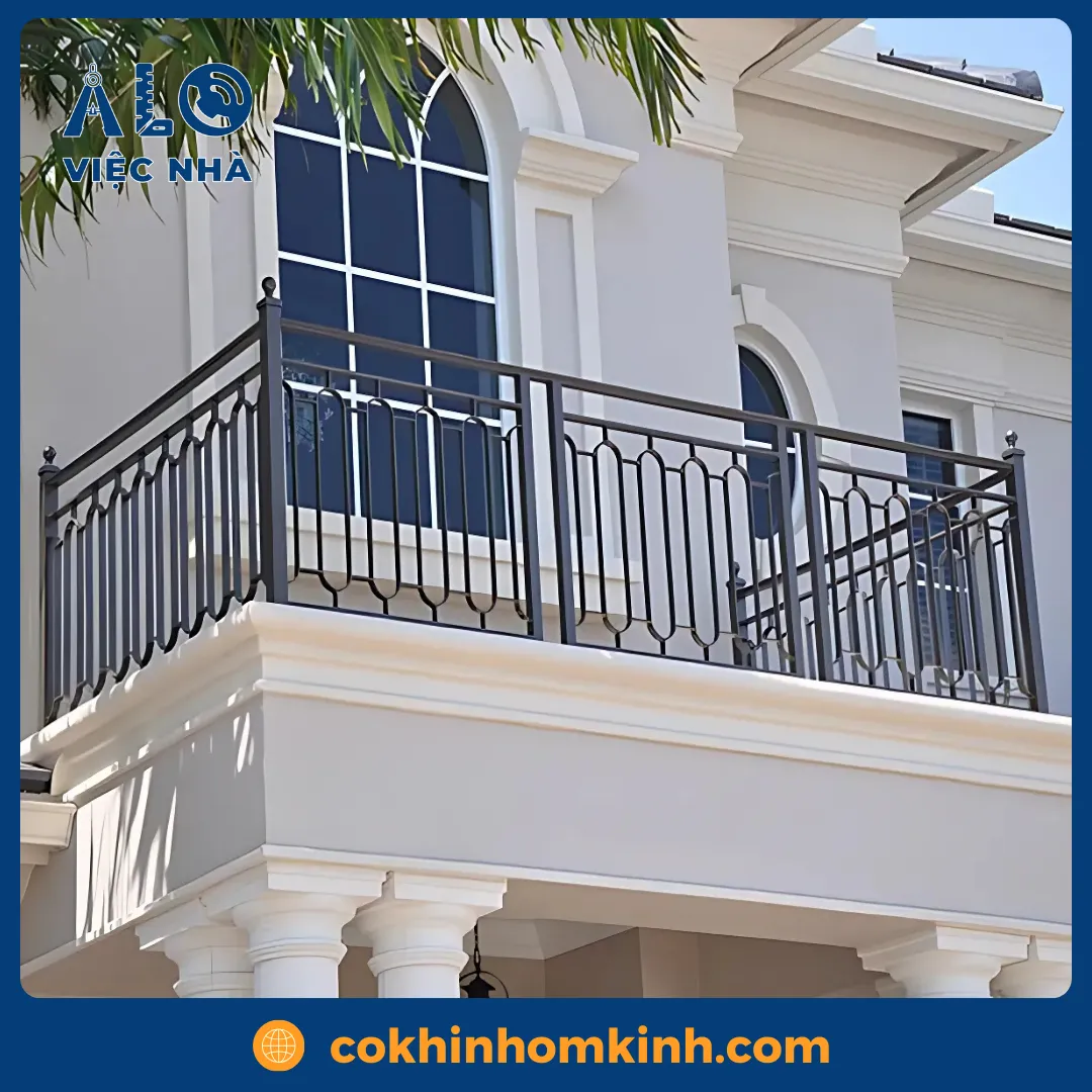 Lan can sắt LCS3 mẫu 3