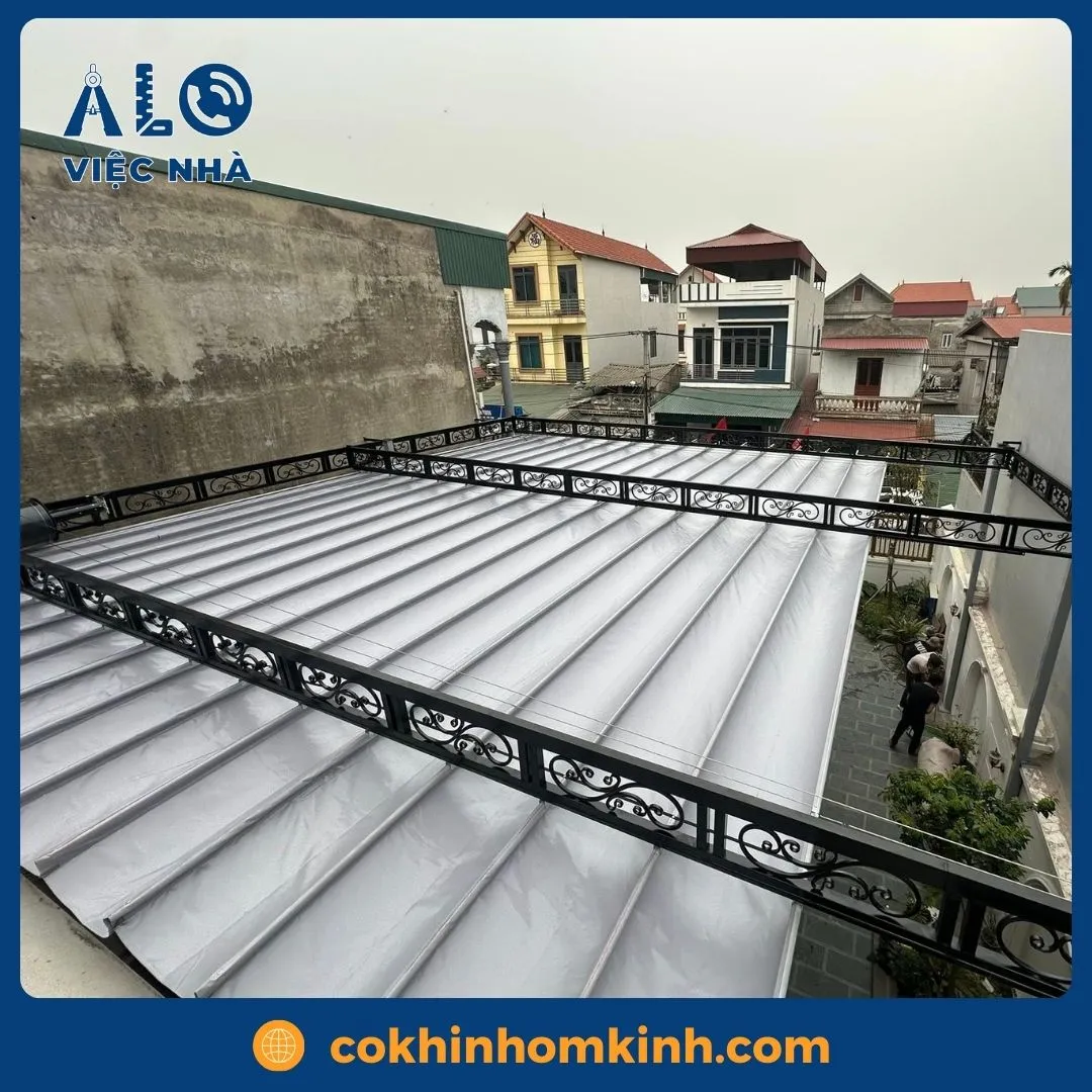 Mái che bạt kéo MCBK2 7 Mái che bạt kéo MCBK2 mẫu 2