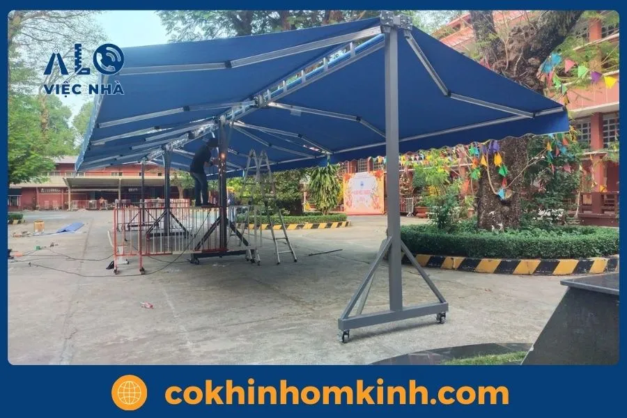 Vai trò của mái che di động trong thiết kế