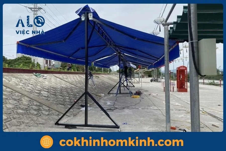 Phân loại mái che di động phổ biến