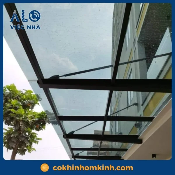 Mái che kính cường lực MCKCL1 mẫu 3