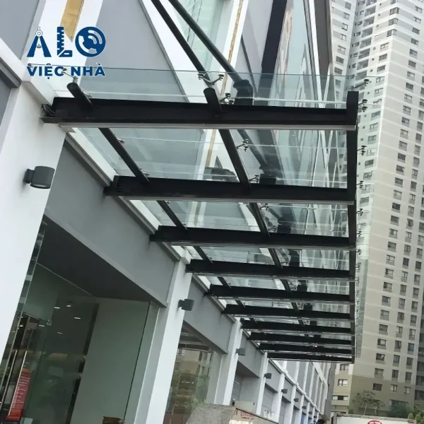 Mái che kính cường lực MCKCL1 mẫu 1