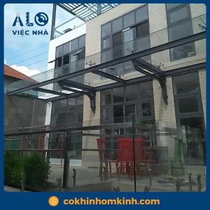 Mái che kính cường lực MCKCL2 mẫu 3