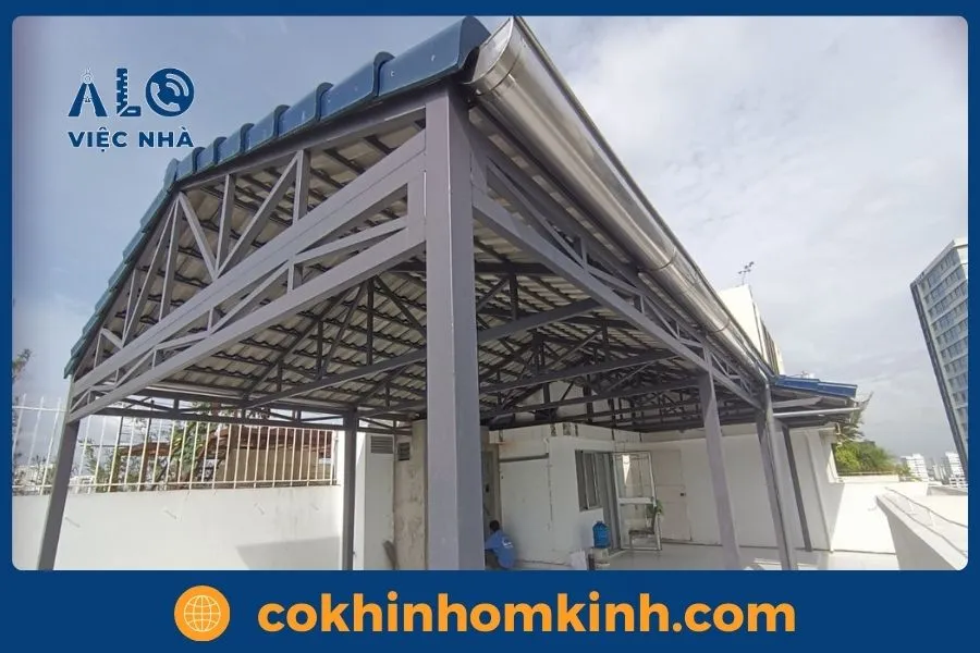 Mái che sân thượng là gì?