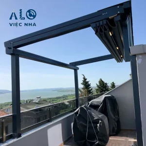 Mái che sân thượng MCST1 mẫu 1