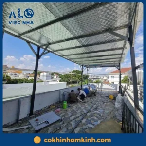 Mái che sân thượng MCST2 mẫu 2