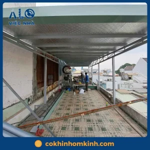 Mái che sân thượng MCST2 mẫu 3