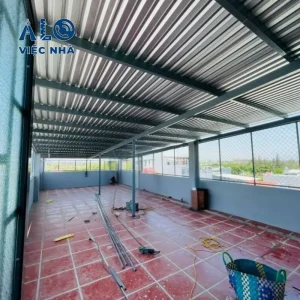 Mái che sân thượng MCST3 mẫu 1