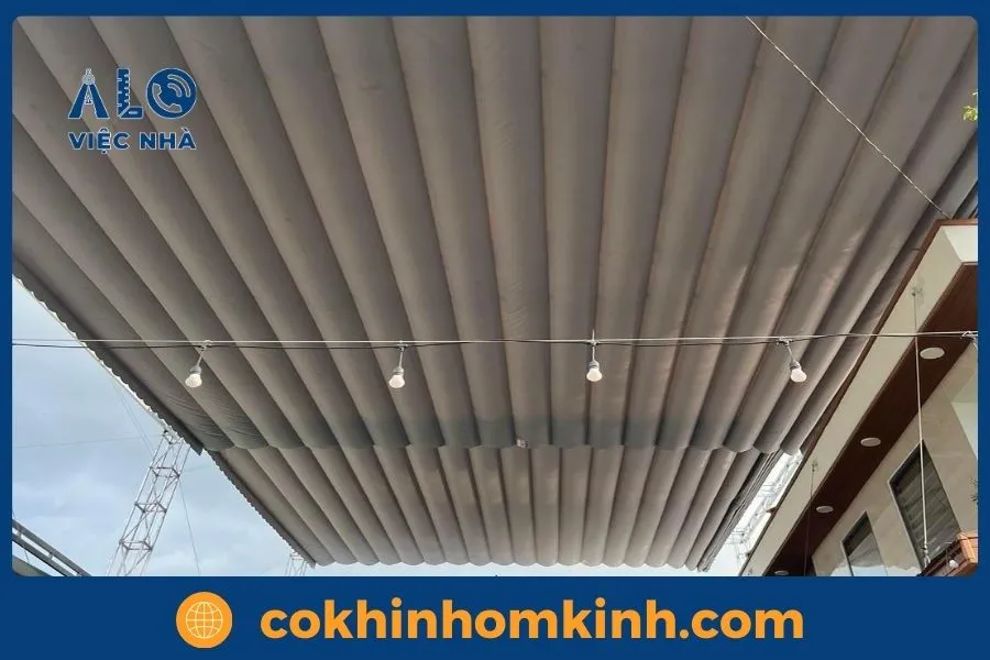 Cấu tạo mái che xếp