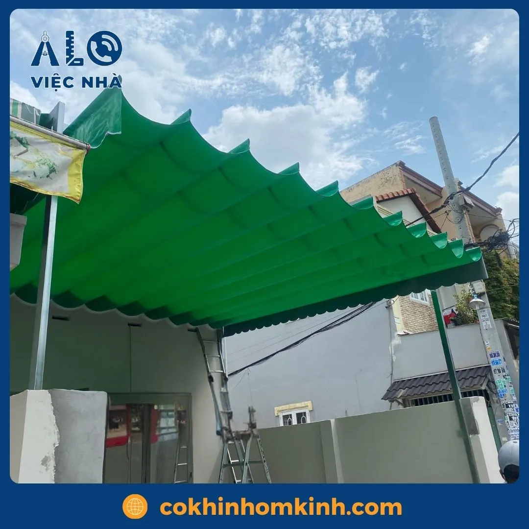 Mái che xếp MCX2 8 Mái che xếp MCX2 mẫu 2