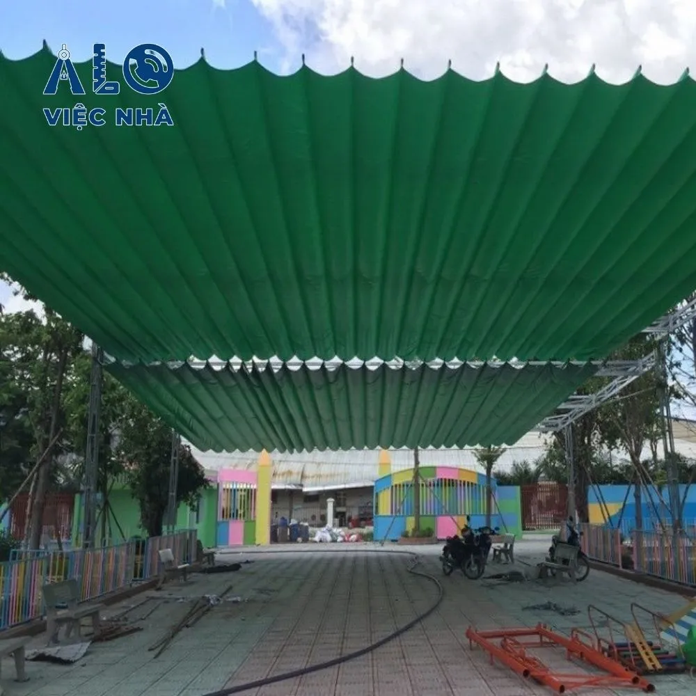 Mái che xếp MCX2 3 Mái che xếp MCX2 mẫu 1