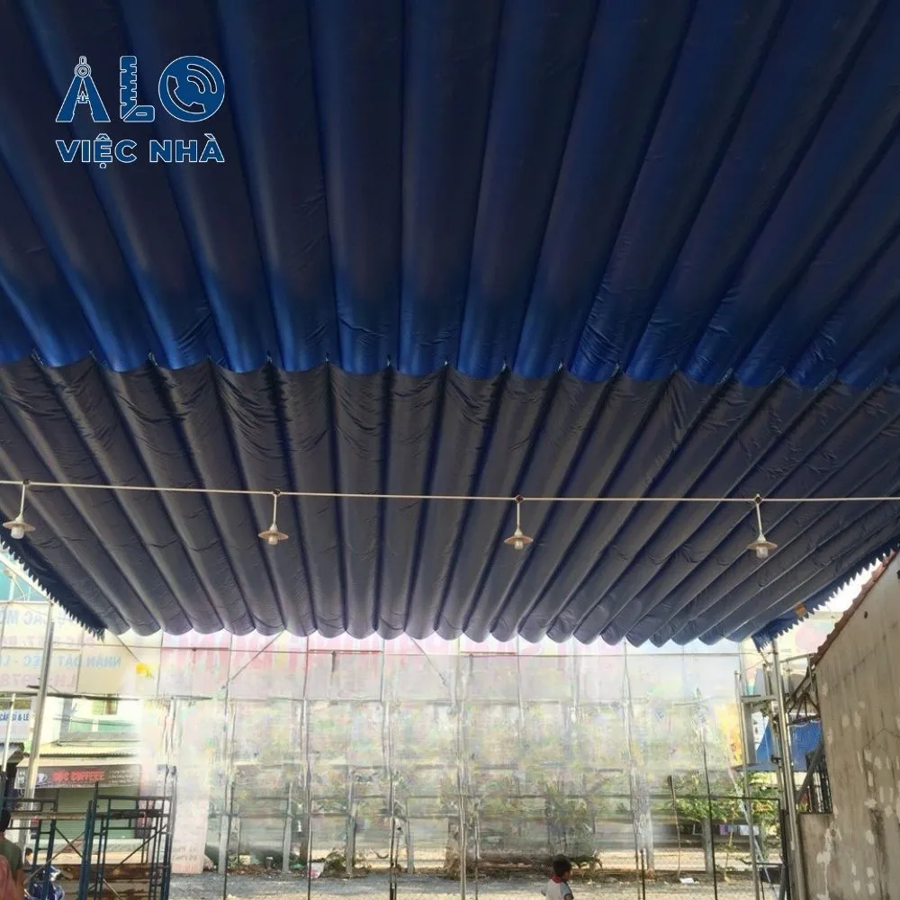 Mái che xếp MCX3 3 Mái che xếp MCX3 mẫu 1