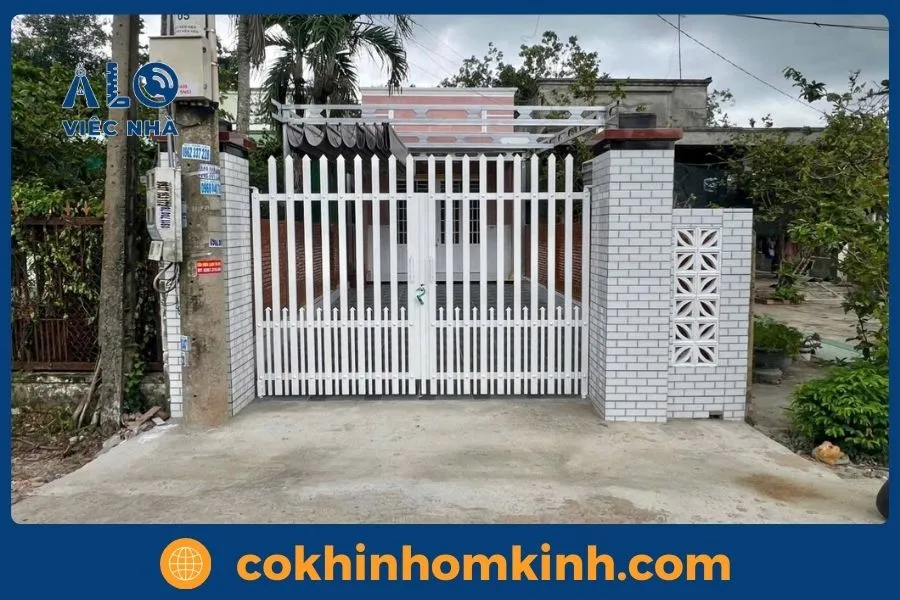 99+ Mẫu cửa cổng sắt 2 cánh đẹp đơn giản 3 Cấu tạo của cửa cổng sắt 2 cánh