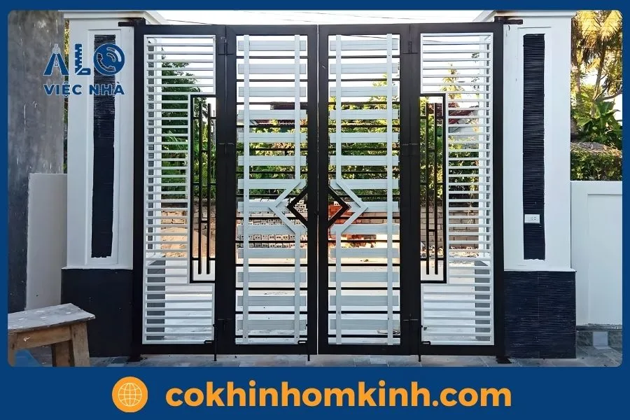 75+ Mẫu Cửa Sắt hộp 4 Cánh Đẹp, Sang Trọng 6 Cửa sắt hộp 4 cánh mẫu 3