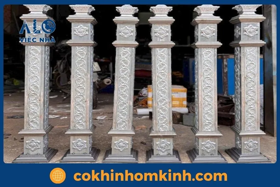 Hướng dẫn chọn trụ cầu thang sắt phù hợp và bền đẹp