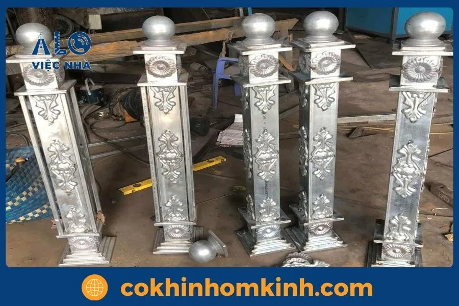 Tại sao trụ cầu thang sắt là lựa chọn vượt trội ở thời điểm 2025?