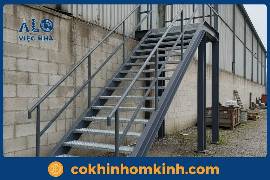 Làm khung xương chịu lực (dầm, xương giữa)