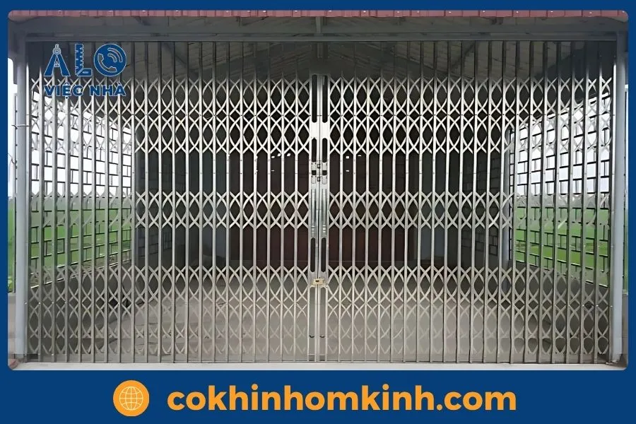 Dịch vụ thi công cửa sắt kéo uy tín tại TP.HCM & Các tỉnh lân cận 1 cửa sắt kéo