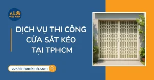 Dịch vụ thi công cửa sắt kéo uy tín tại TP.HCM & Các tỉnh lân cận