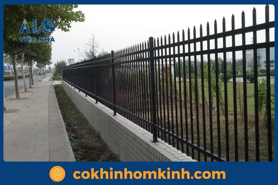 hàng rào sắt hộp 20x40