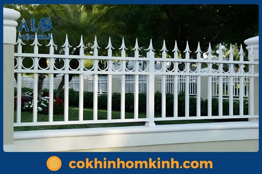 Hàng Rào Sắt Hộp 20x40 Đẹp và Hiện Đại mẫu 6