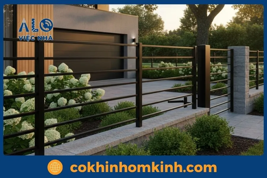 Ưu Điểm của Hàng Rào Sắt Hộp 20x40