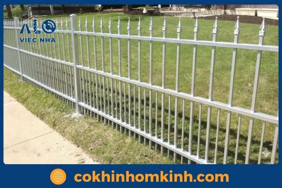 Hàng rào sắt hộp mạ kẽm là gì? Tại sao lại được ưa chuộng?